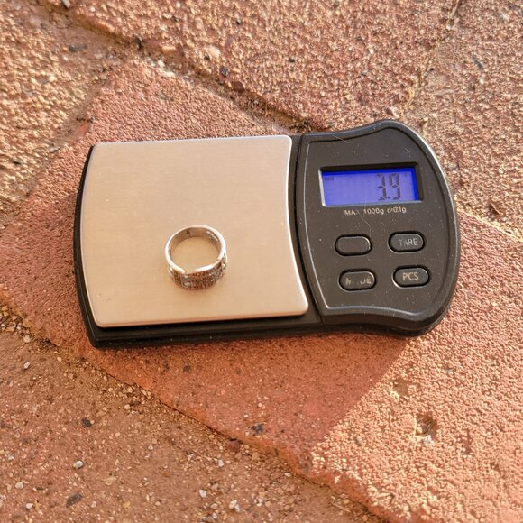 Vintage 925 sterling silver Art Deco style swirl marcasite pinky or midi ring - Picture 12 of 16